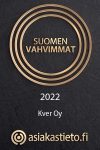 Kver Oy Suomen Vahvimmat 2022